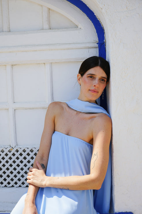 VESTIDO BERLÍN CON CHAL