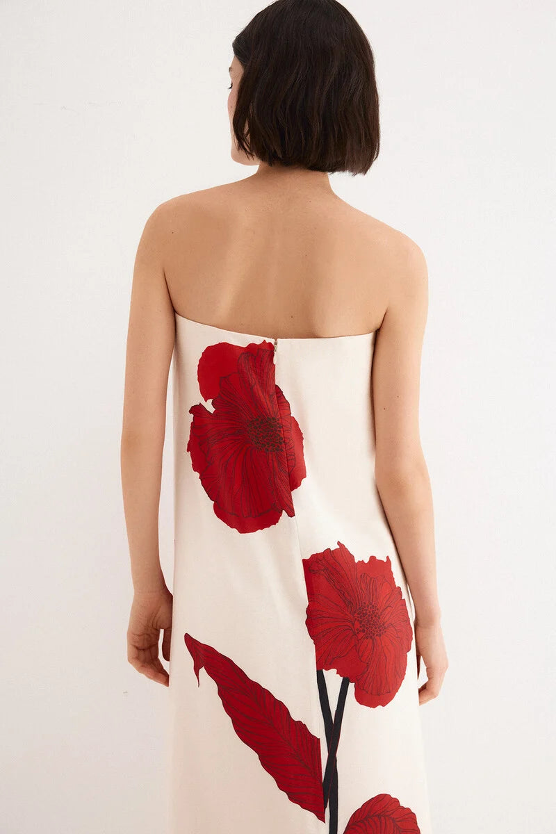 VESTIDO CARMONA CON CAPA