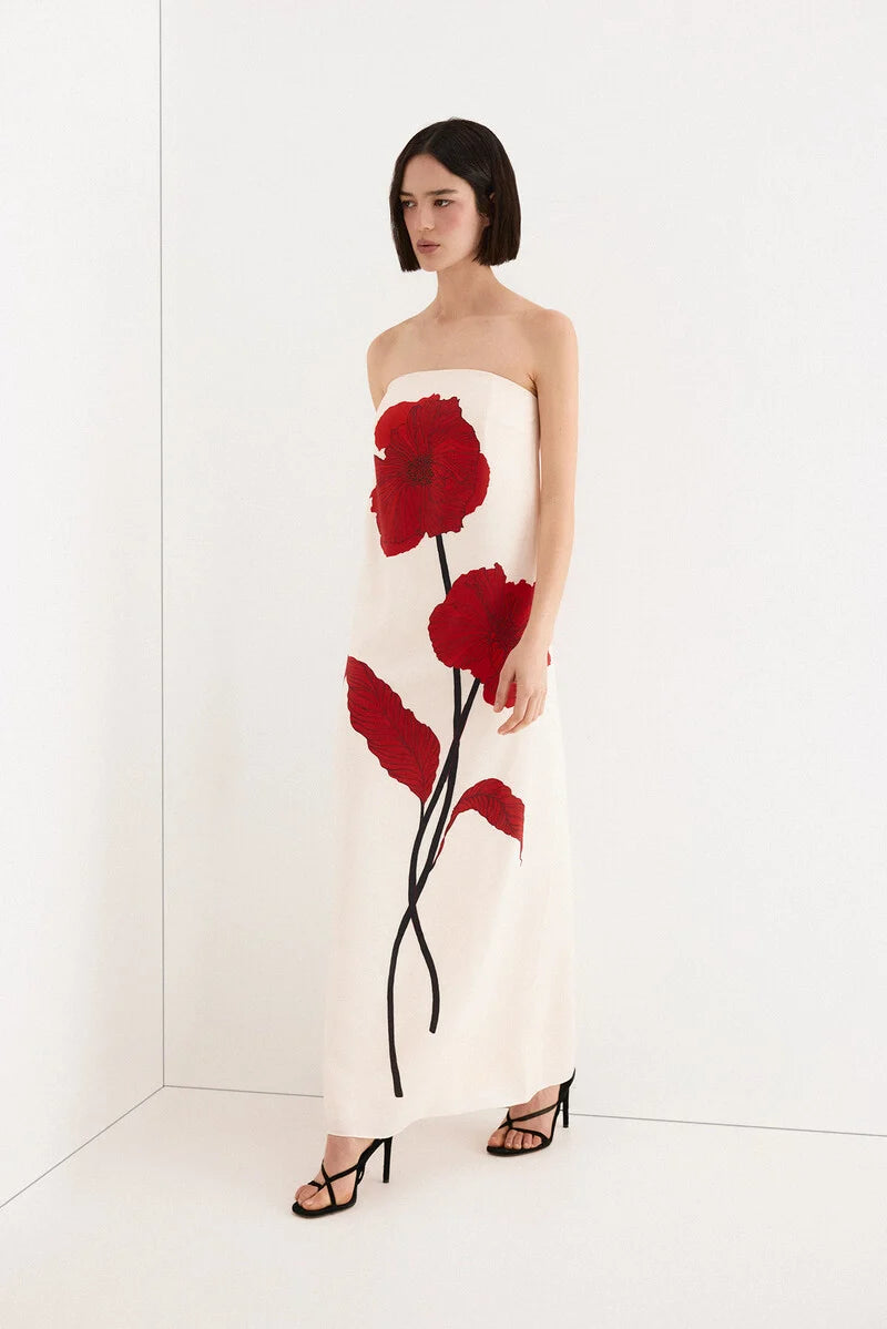 VESTIDO CARMONA CON CAPA